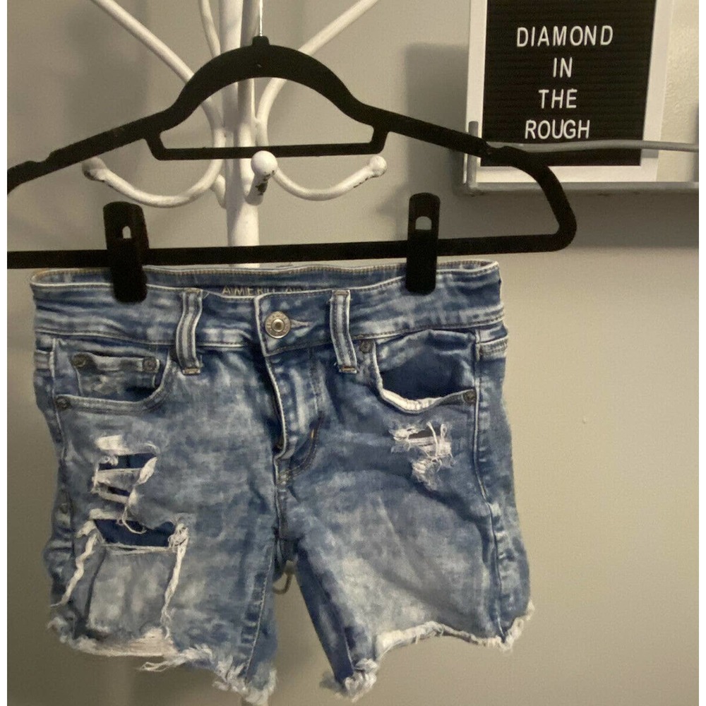 American Eagle Outfitters Jean Shorts Next Level Stretch Size 0